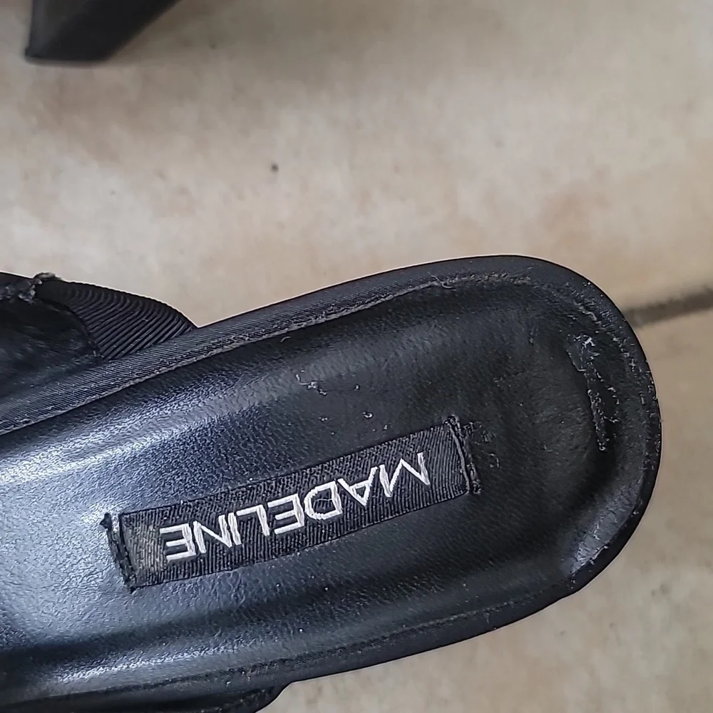 Black Mule Sandals SZ 7.5